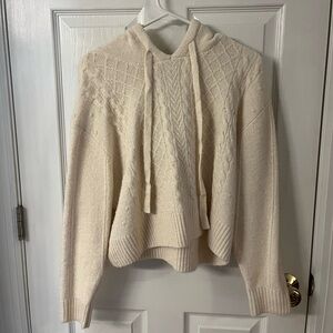 Cream Sweater Hoodie